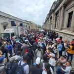 Manifestación del magisterio liderado por Joviel Acevedo recorre la capital