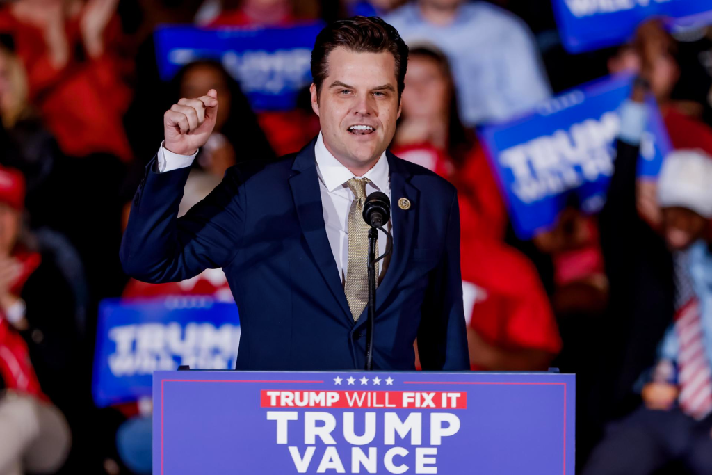 Matt Gaetz declina candidatura para ser el fiscal general de Donald Trump