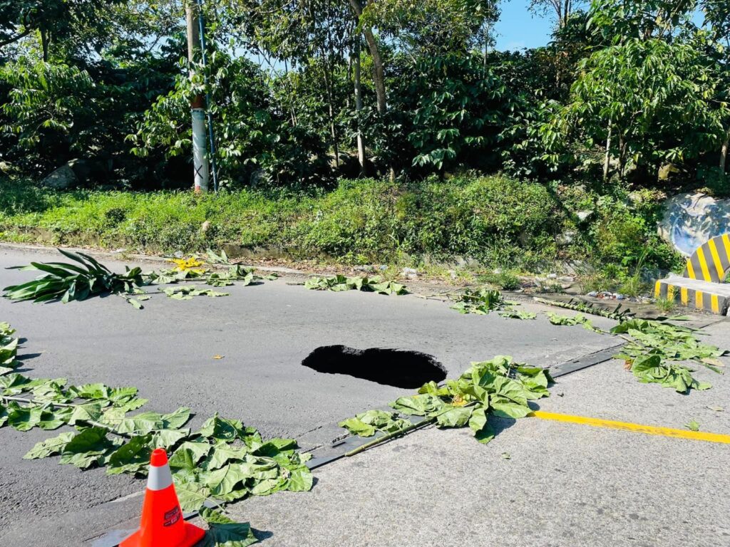 socavamiento en km 284.5 en San Pablo, San Marcos