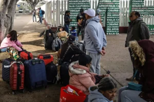 solicitudes de asilo de migrantes en frontera México - Estados Unidos