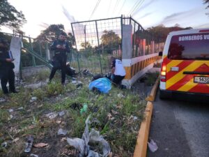 Motorista muere tras accidente en ruta a El Salvador