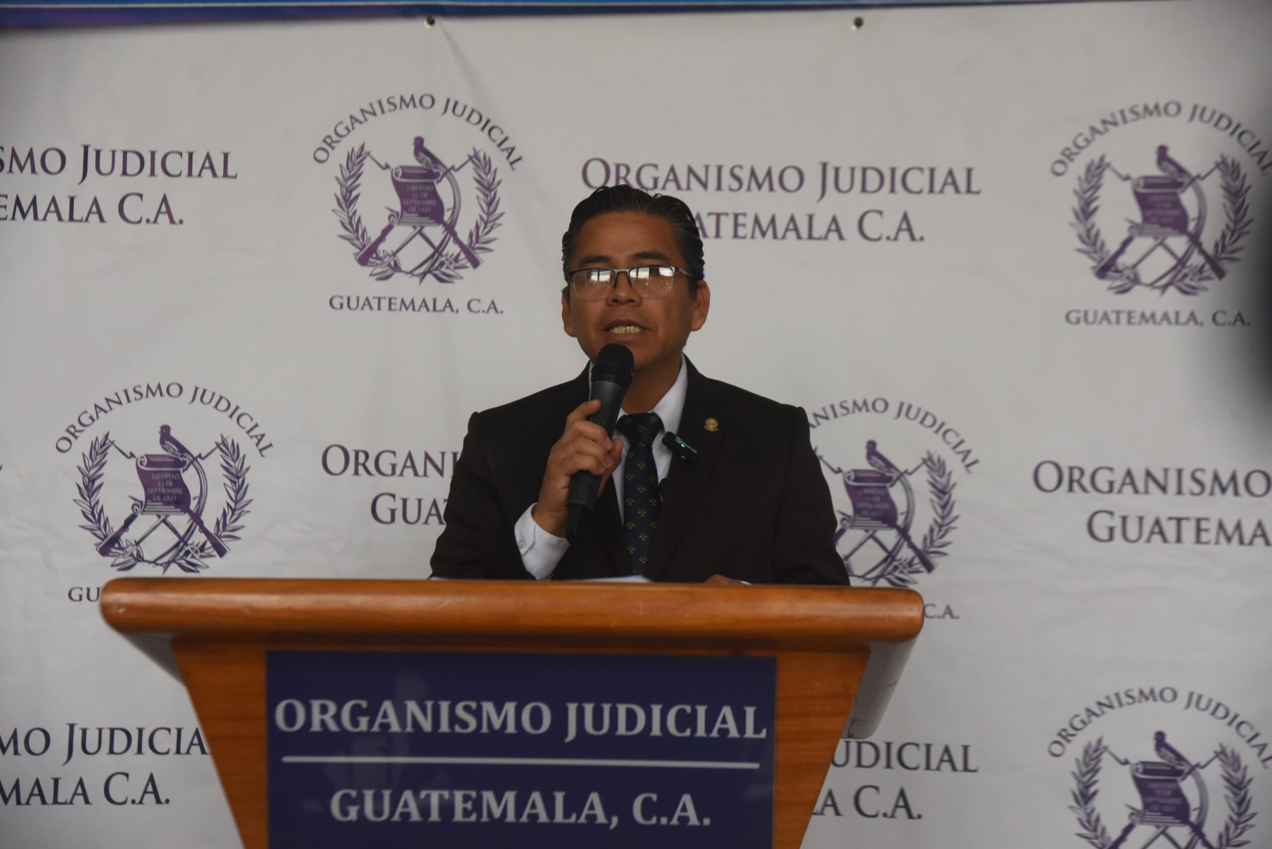 Fredy Calderón, secretario Interino de Comunicación del Organismo Judicial