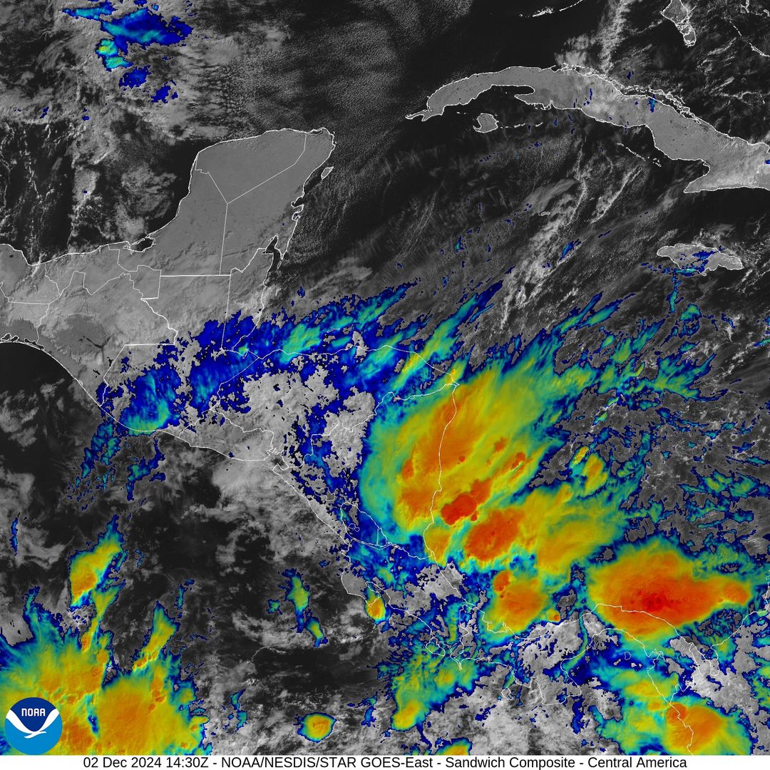 pronóstico de lluvias en Guatemala